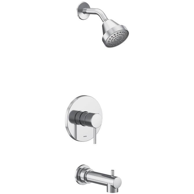 Moen Align Tub and Shower Trim Package with 1.75 GPM Single Function - Chrome