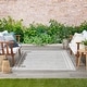 preview thumbnail 5 of 63, Nourison Essentials Indoor/Outdoor Solid Area Rug 4' x 6' - Grey/Ivory