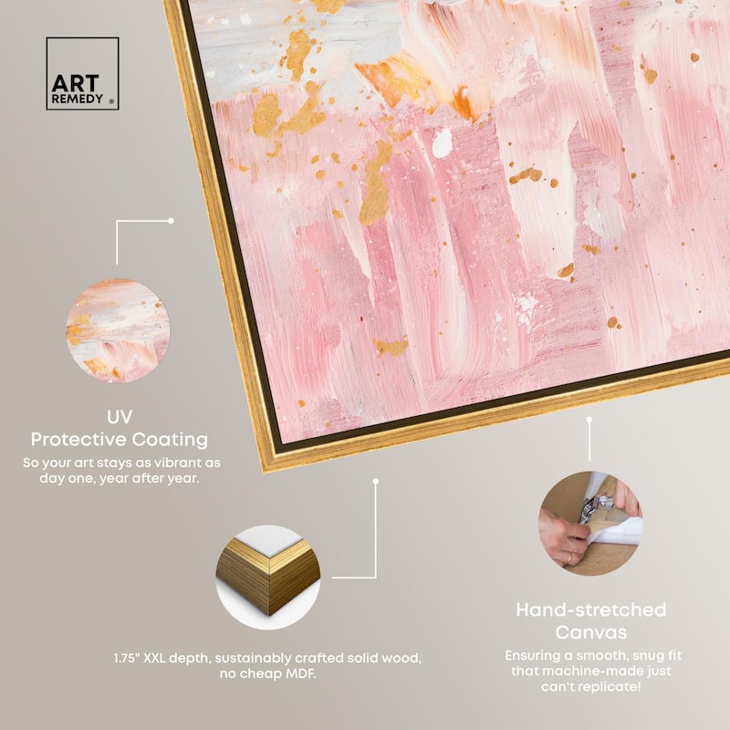 Rose Quartz Canvas by Art Remedy