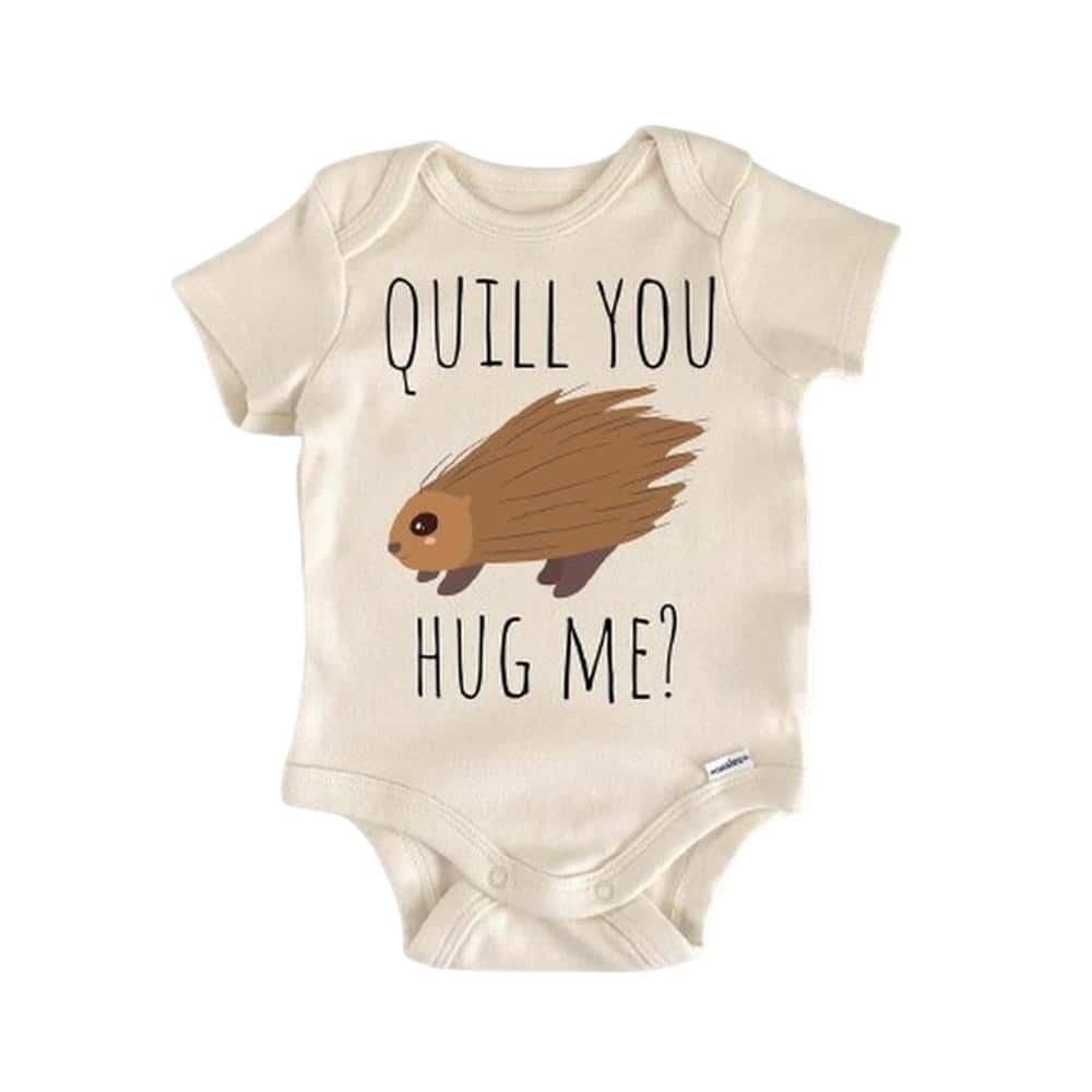 Porcupine Animal - Baby Boy Girl Clothes Infant Bodysuit Funny Cute Newborn
