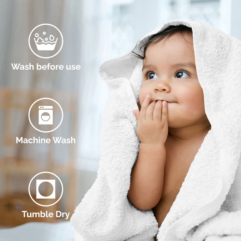 Superior Miami 100% Cotton 6-Piece Towel Set - Lightweight & Quick Drying