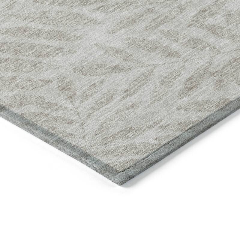 HomeRoots Floral Transitional Rectangle Outdoor Rug