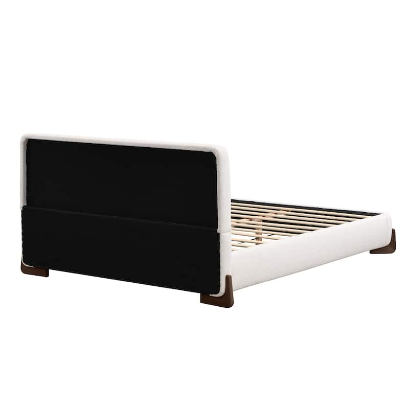 Christopher Knight Home Full/Queen/King Size Boucle Upholstered Platform Bed