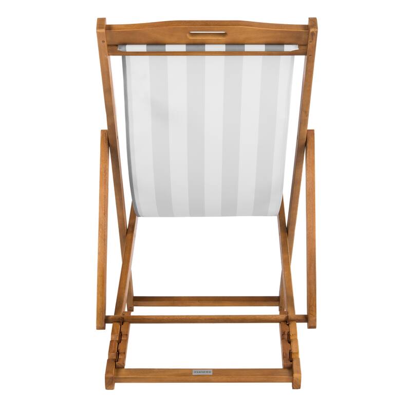 SAFAVIEH Outdoor Natalya Foldable Sling Chair (Set of 2) - 24W x 34D x 41H
