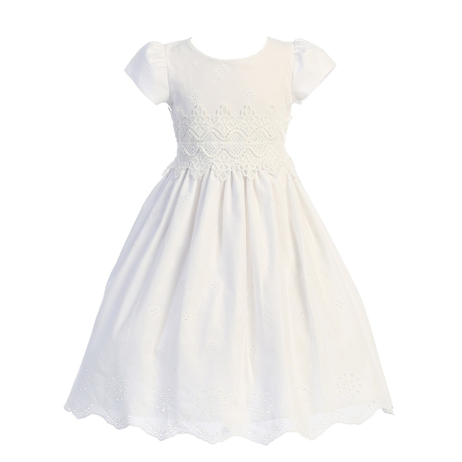 cotton communion dress