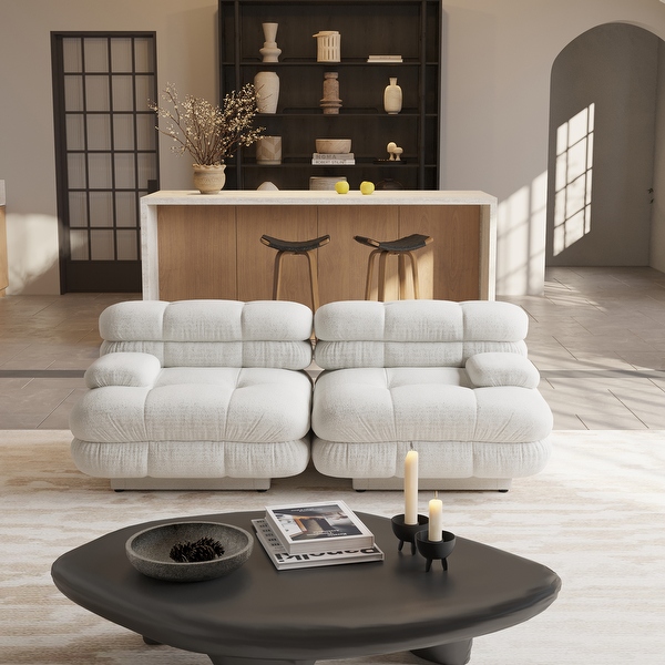 Cloud Modular Sectional Sofa 73.23 Sponge Filled Comfort Sofa Couch for Living Room On Sale Bed Bath Beyond 40533292