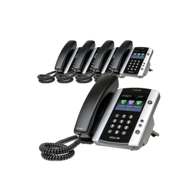 Shop Polycom Vvx 500 5 Pack Vvx 500 Business Media Phone Overstock 28603895