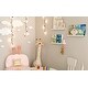 preview thumbnail 3 of 6, White Metal Floating Shelves for Nursery Decor, Kids Bookshelf (Set of 6)
