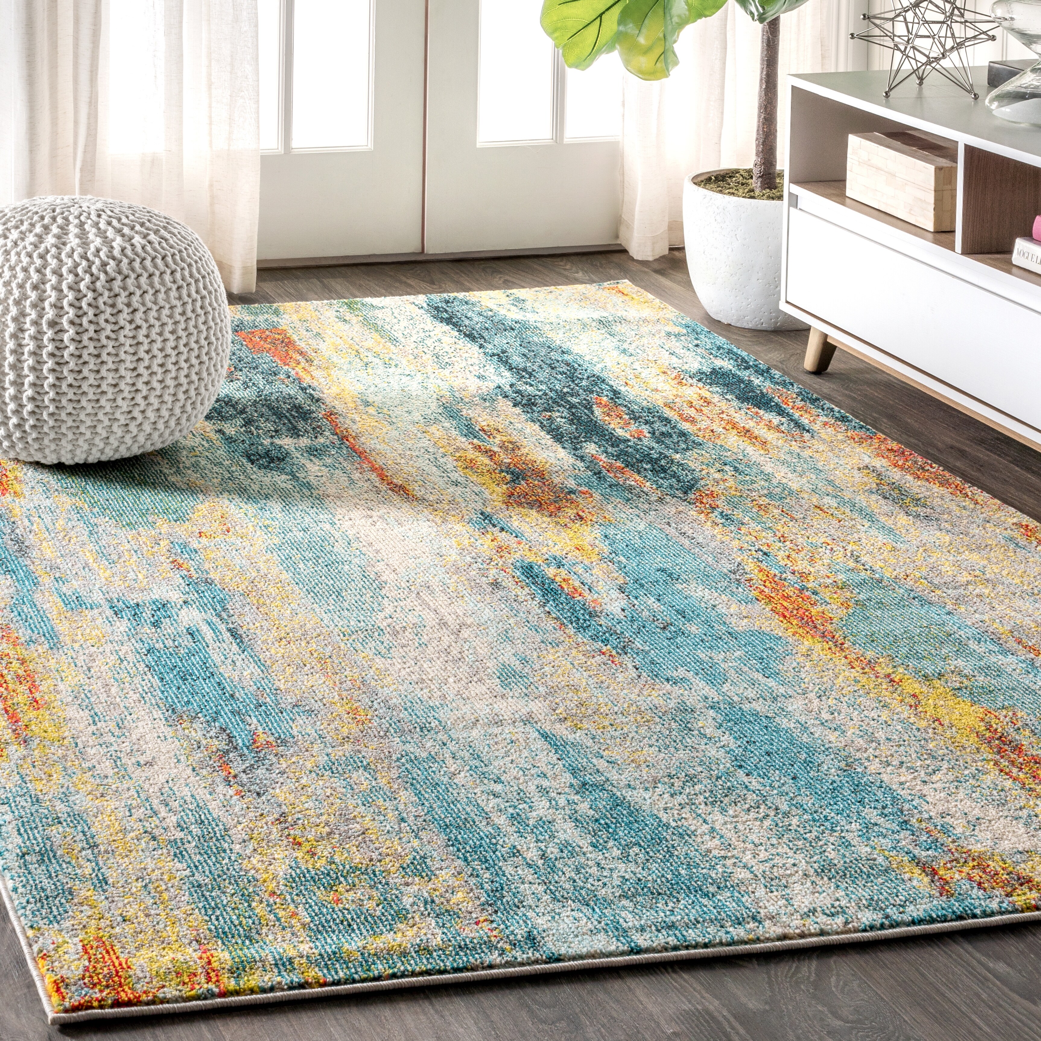 Shop Jonathan Y Contemporary Pop Modern Abstract Vintage Waterfall