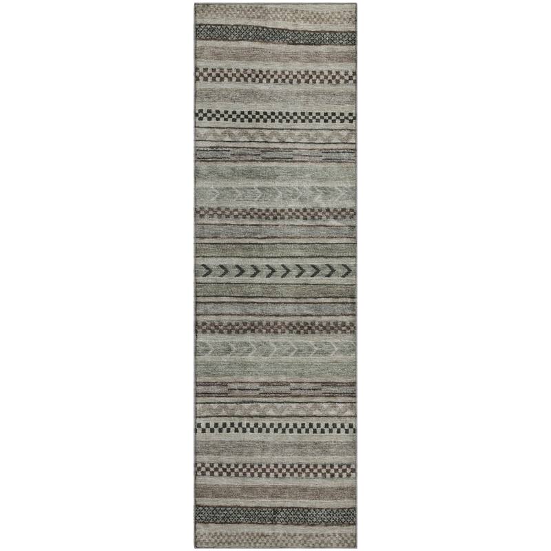 Premium Washable Super Soft Boho Stripes Mayfield Rug