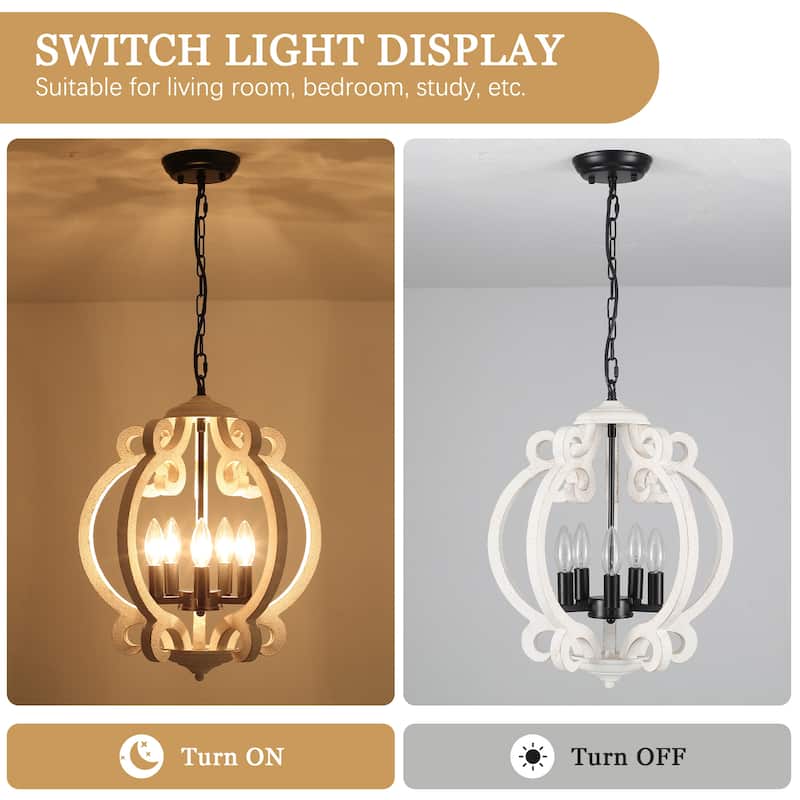 5-Light Candlestick Vintage Hanging Linear Chandelier Lighting Island Chandelier for Kitchen Island