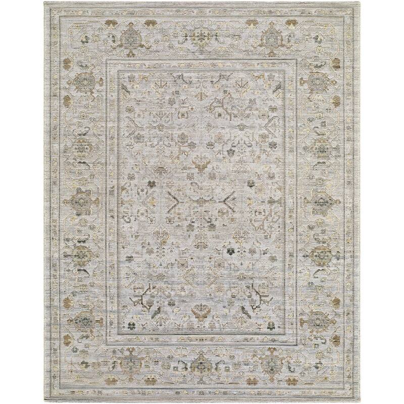 Livabliss Goblen Traditional Area Rug - Beige - 5'3" x 7'1"