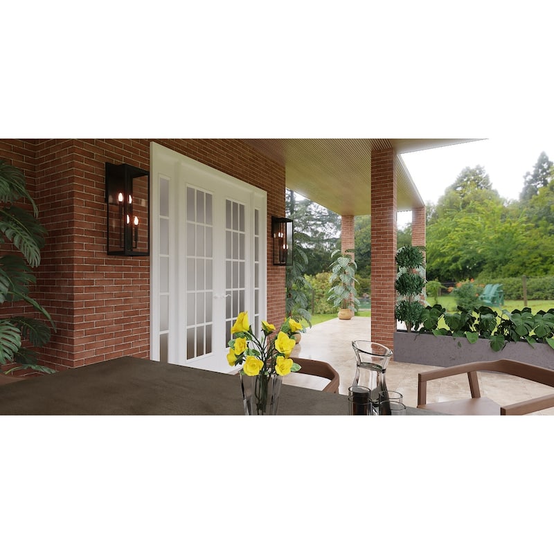 Westover 4-Light Earth Black Outdoor Wall Lantern