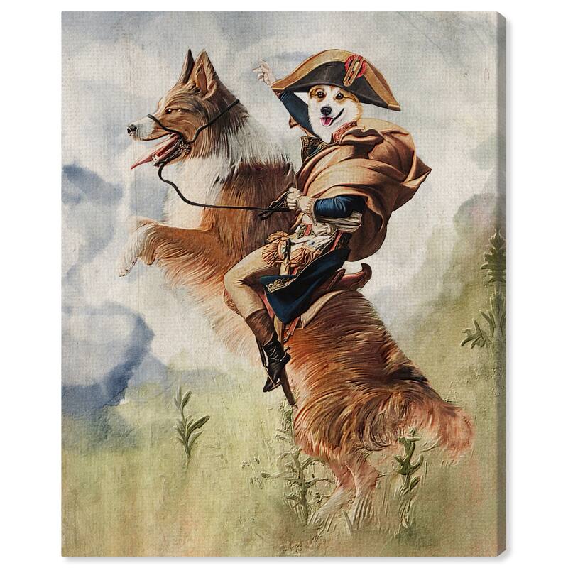 Wynwood Studio Canvas Animals Napoleon Borker Brown and Traditional Wall Art Canvas Print - Brown, Green
