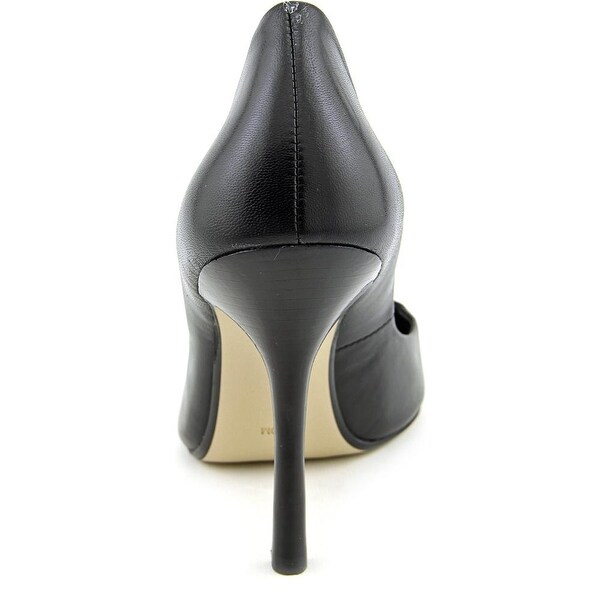 Shop Guess Carrie Women Pointed Toe Leather Black Heels | GUESS Women's Carrie Dress Pump | Pumps