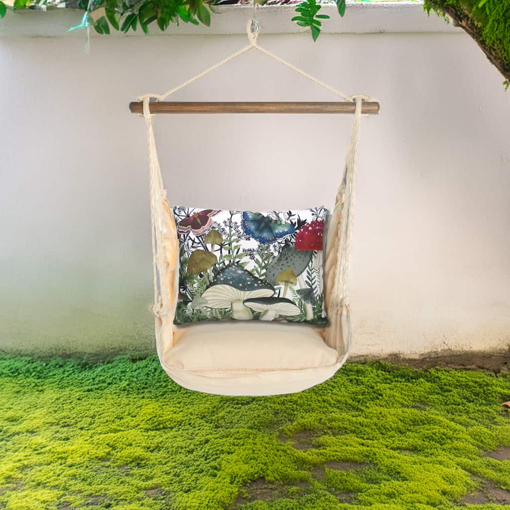 Magnolia Casual Swing Set 4 piece - Magnolia Stripe w/ Botanical Mushrooms 2