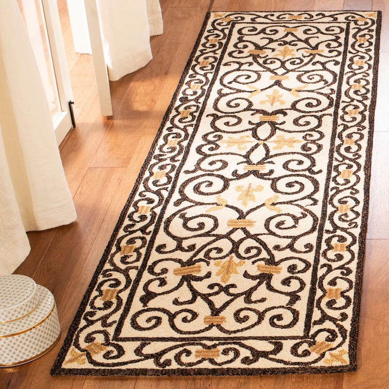 SAFAVIEH Hand-hooked Chelsea Joba Country Oriental Wool Rug