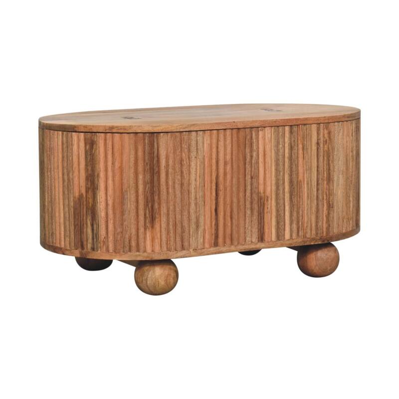 Artisan Furniture Solid Wood Soba Ball Lid-up Coffee Table