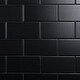 preview thumbnail 2 of 9, Merola Tile Crown Heights 3"x 6" Matte Black Ceramic Wall Tile