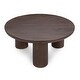 preview thumbnail 11 of 12, Beau Round Coffee Table by Kosas Home