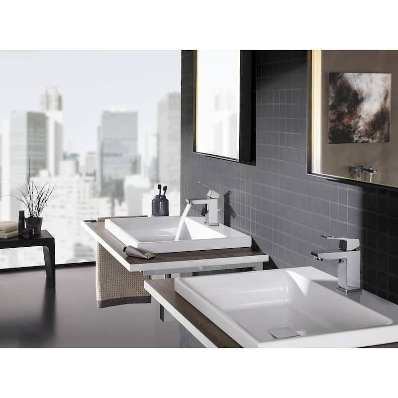 Grohe Eurocube 1.2 GPM Single Handle Single Hole Bathroom Faucet with