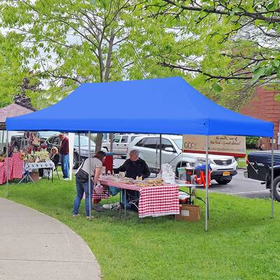 Zenova 10'x20' Pop up Canopy Tents Portable Folding Outdoor Gazebo Tent for Wedding Party