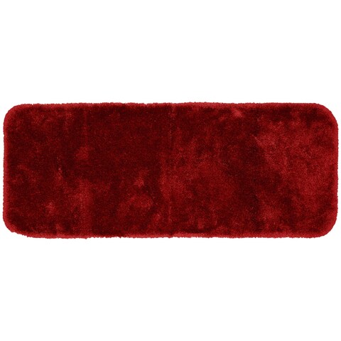 Finest Luxury Chili Red Ultra Plush Washable Bath Rug Runner