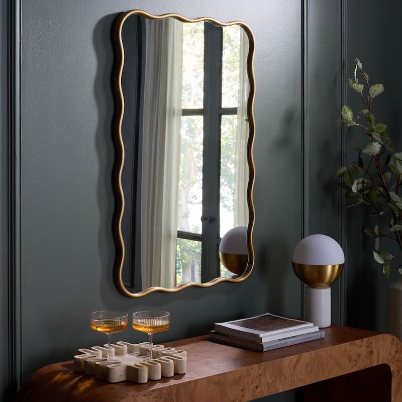 SAFAVIEH Home Ariana - 24 x 36-inch, MDF/Iron/Glass, Mirror - 24"W x 1"D x 36"H