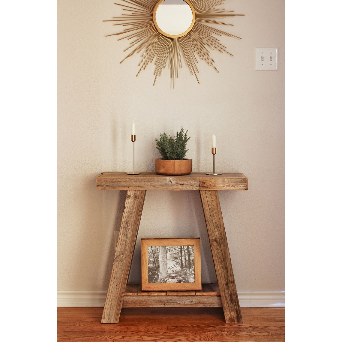 Aztec A-Frame 30x10x30 Console Table