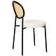 preview thumbnail 24 of 95, LeisureMod Euston Set of 2 Modern Dining Chair with Wicker Back & Upholstered Velvet Seat for Home Office Living Room & Kitchen