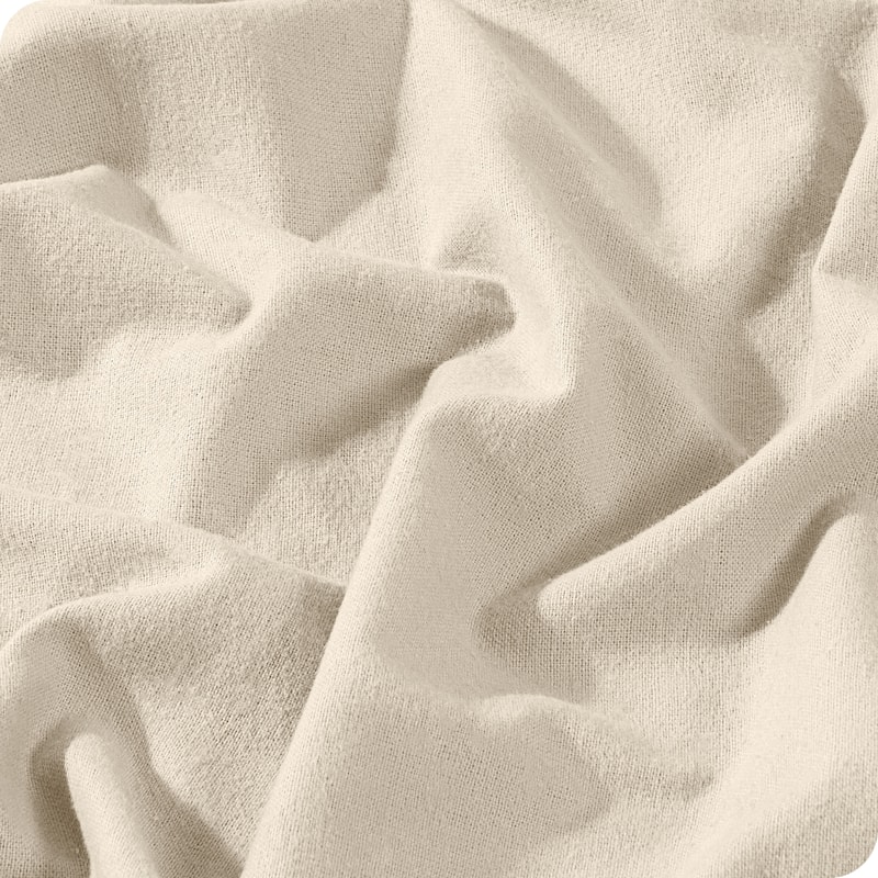 Bare Home Cotton Flannel Duvet Cover and Sham Set