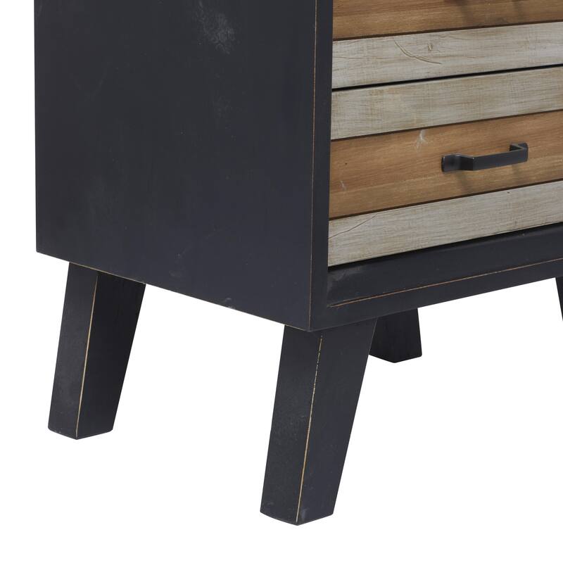 Wooden Room Cabinet - Black - Roche River Decor
