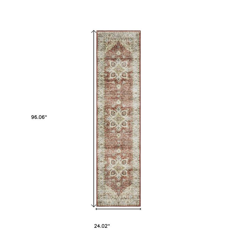 HomeRootsOriental Traditional Runner Area Rug