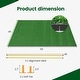 preview thumbnail 17 of 21, Artificial Turf Mat for Indoor and Outdoor Golf Practice Includes 2 Rubber Tees and 2 Alignment Sticks