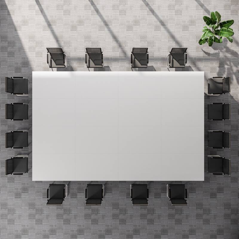 6.5FT Conference Meeting Seminar Business Table Set for 8-12 Person (Set of 2)