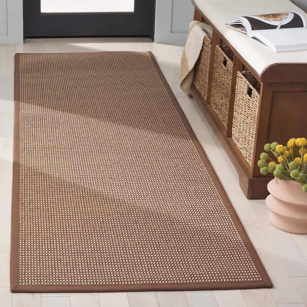 SAFAVIEH Napa Faux Sisal Marjana Washable Indoor/Outdoor Rug - Weather Resistant & Easy Cleaning