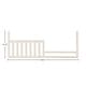 preview thumbnail 2 of 0, Westfield 55" Wide Traditional Toddler Guard Rail, Brushed White
