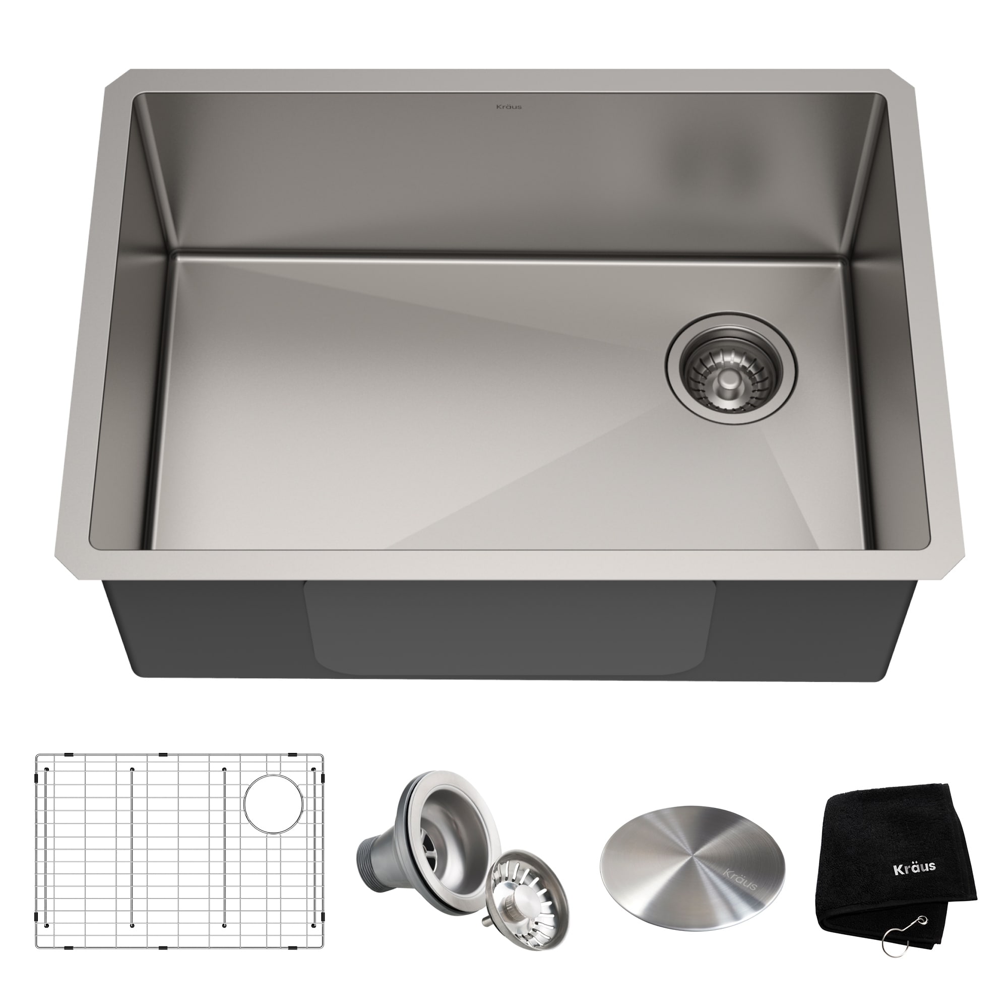 Kraus Standart Pro Stainless Steel 27 Inch Undermount Kitchen Sink Overstock 23561282
