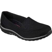 Skechers Women's Relaxed Fit Reggae Fest Willows Slip On Black