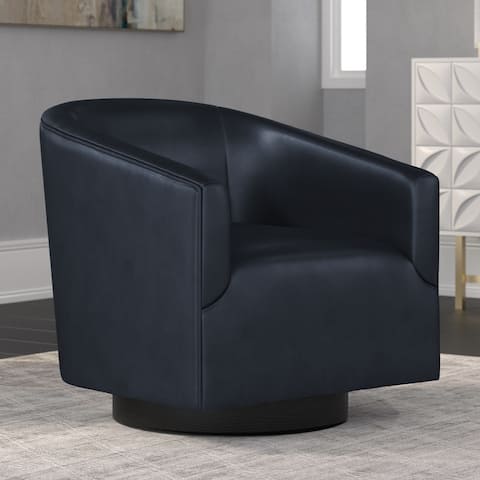 Gilbert Wood Base Swivel Chair by Greyson Living