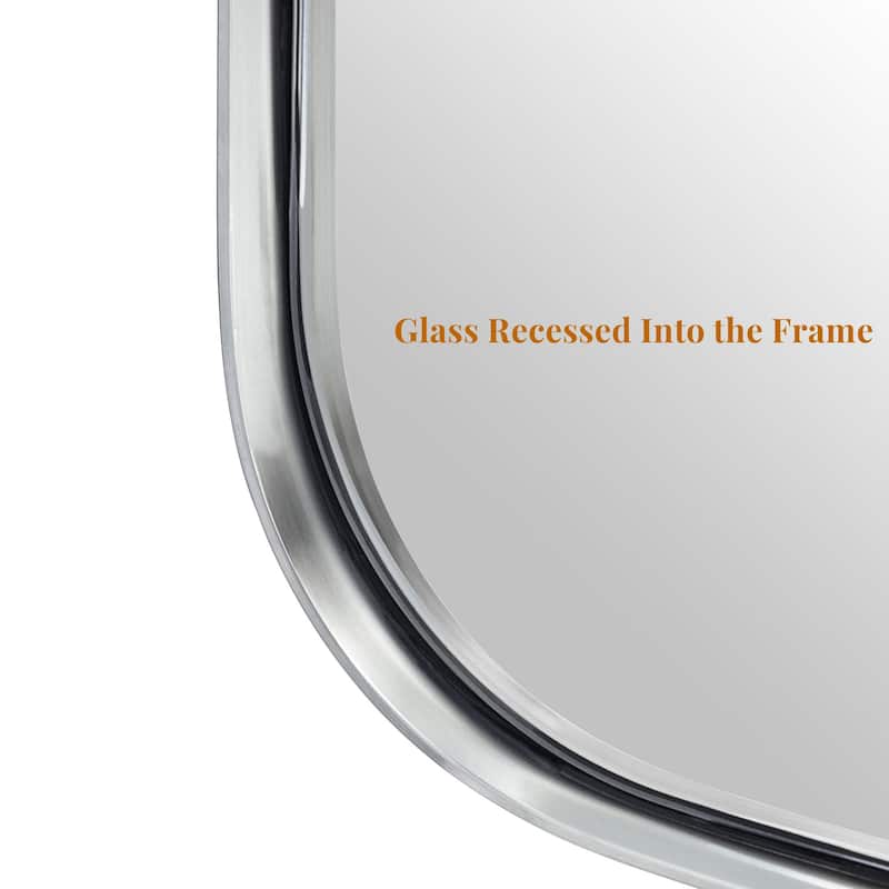 TEHOME Grozdana Rectangle Metal Mirror