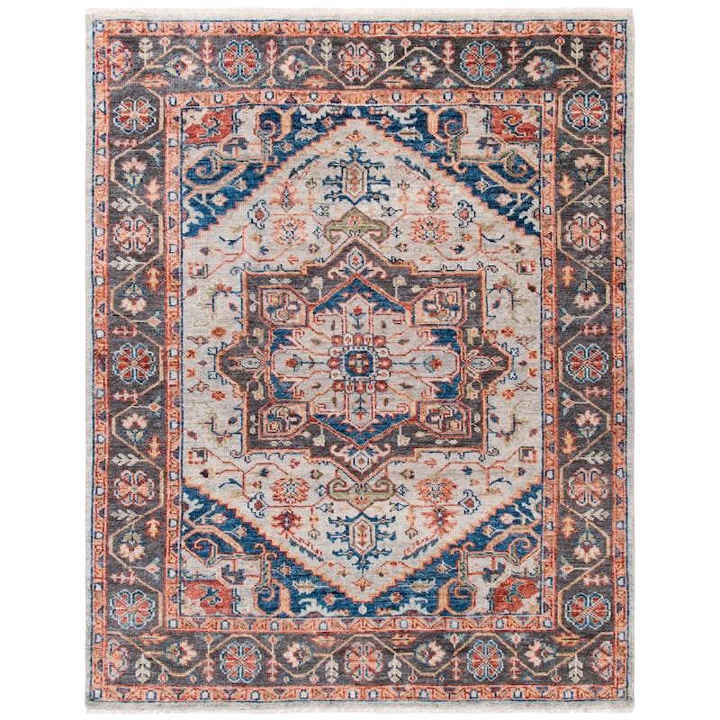 SAFAVIEH Hand-Knotted Samarkand Esin Traditional Wool Rug