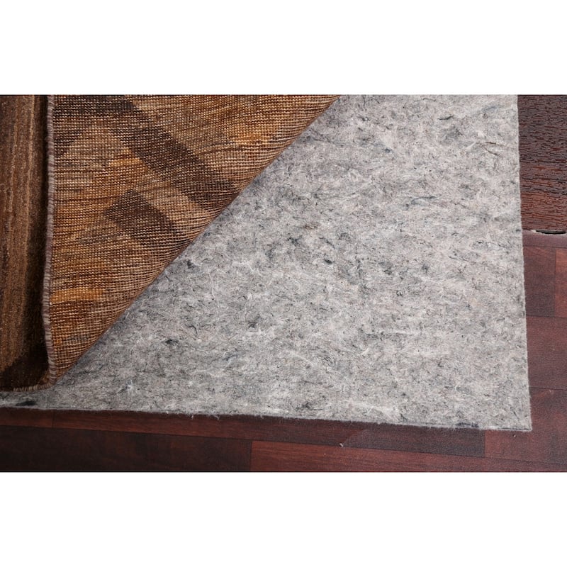 Brown Geometric Gabbeh Persian Area Rug Wool Hand-knotted Foyer Carpet - 4'9" x 6'4"