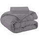 preview thumbnail 11 of 35, 3 Piece Reversible Silky Luxury Soft Satin Comforter with 2 Satin Pillowcases