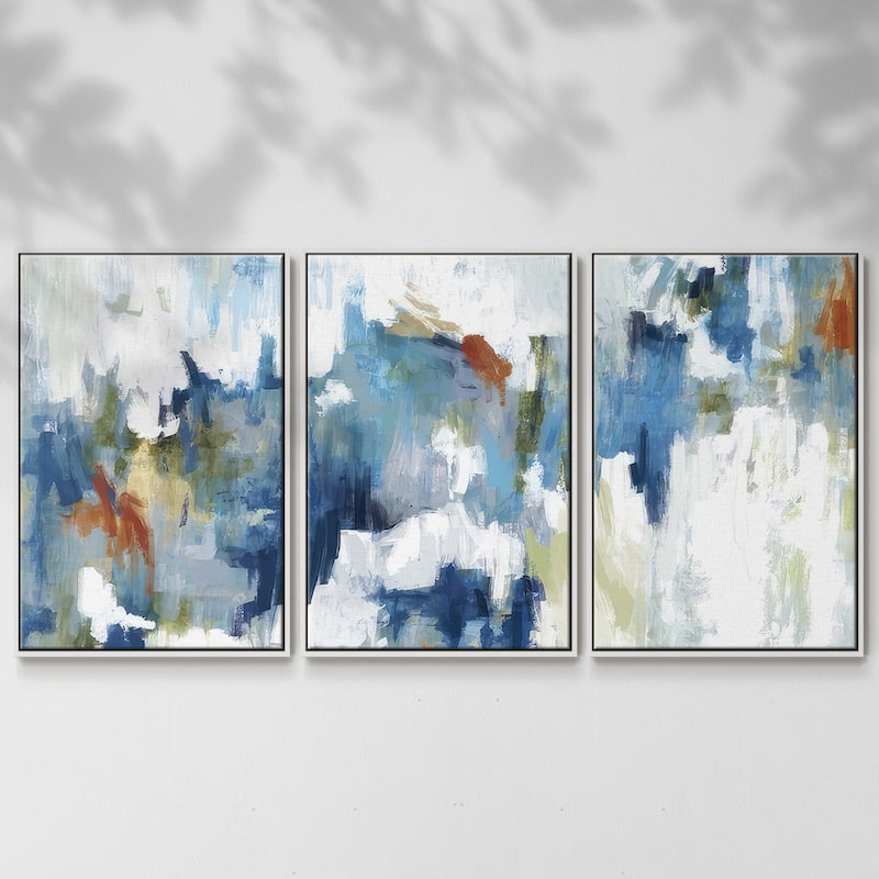 Color Falls - Multi Piece Framed Canvas