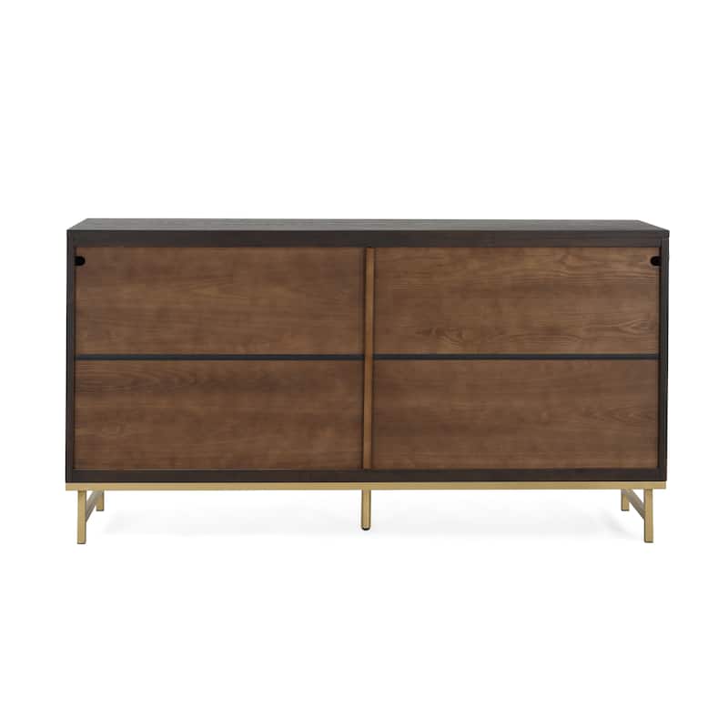 Christopher Knight Home - Tobias Wide Sideboard Buffet Cabinet for Stylish and Functional Storage