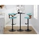 preview thumbnail 16 of 141, Carson Carrington Viby Adjustable Bar Stool with Rounded T Footrest (Set of 2)