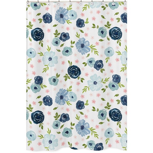 Sweet jojo watercolor floral curtains sale