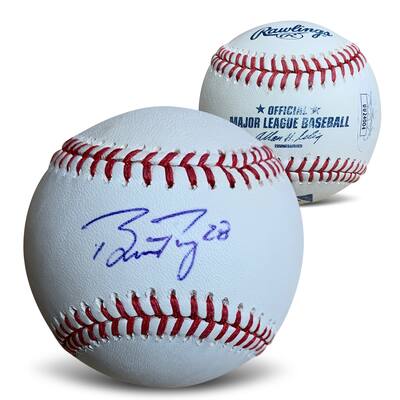 Buster Posey Autographed MLB Signed Baseball JSA COA With Display Case - 8'6" x 11'6"
