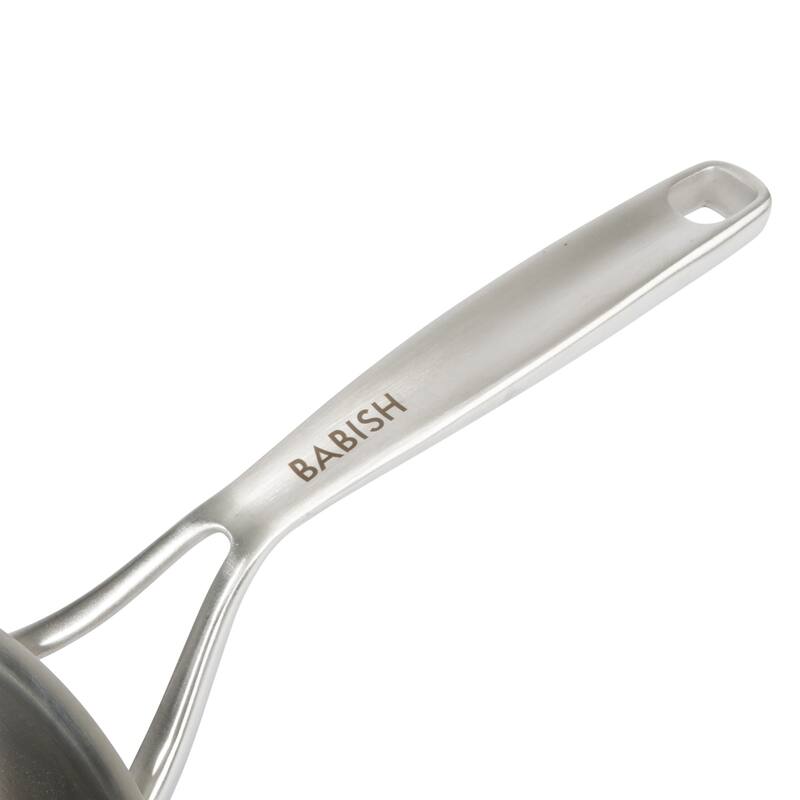 Babish 10 Piece Professional Tri Ply Non Toxic Pots and Pans Cookware Set